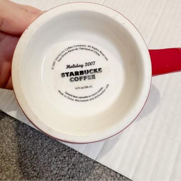 Vintage Starbucks Starbucks Christmas Mugs 4 Collectible Holiday 2005 and 2007 - Picture 14 of 16